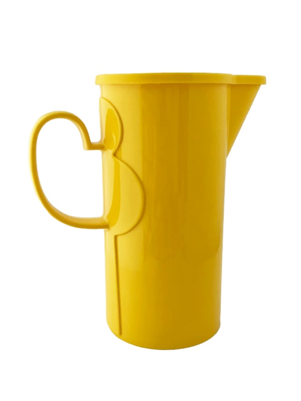 Vintage Mid Century Modern Yellow 2 Quart Dansk Gourmet Designs Pitcher with Lid